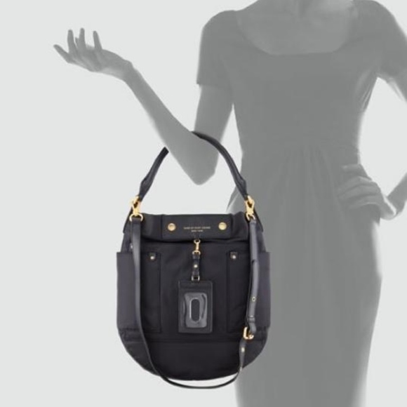 MARC JACOBS PREPPY BLACK HOBO BAG - Picture 4 of 6